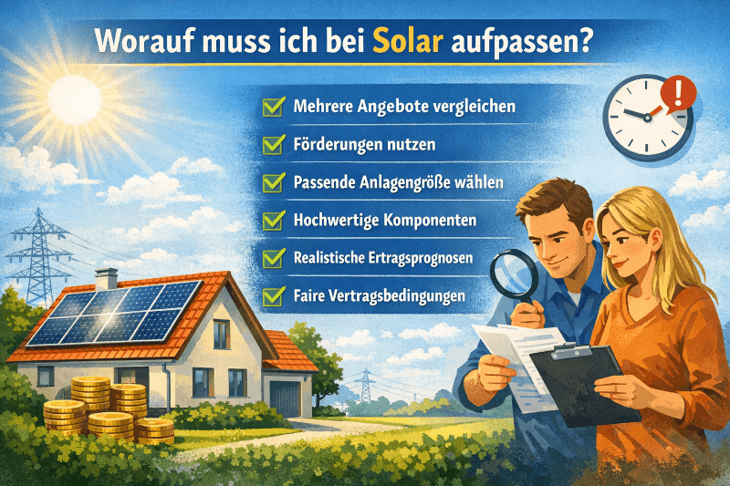 7 teure Fehler bei Solar: Diese kostspieligen Irrtümer sollten Hausbesitzer unbedingt vermeiden