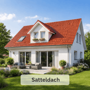Steildach mit Photovoltaik