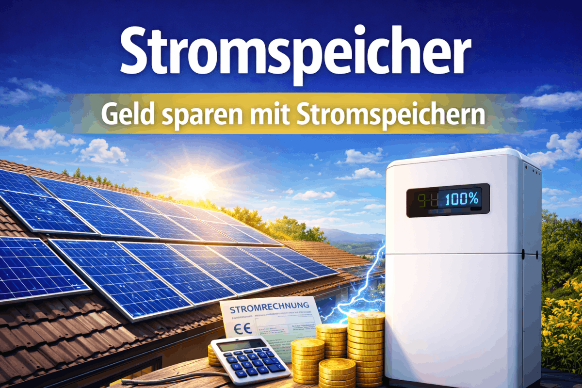 Solarspeicher für Photovoltaik im Eigenheim – Batteriespeicher zur Erhöhung von Autarkie und Eigenverbrauch