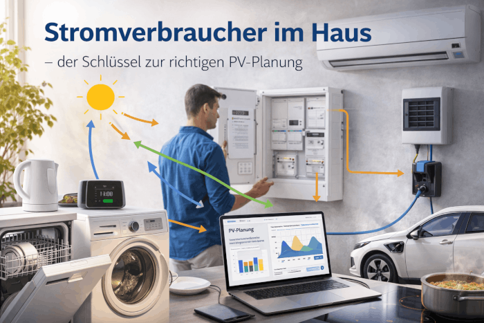 stromverbraucher im haus – Photovoltaik Planung