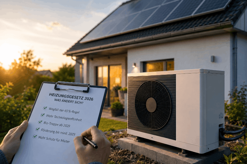 Das neue Heizungsgesetz 2026: Was Eigentümer, Mieter und die Energiewende jetzt erwartet