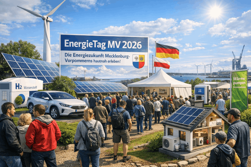 EnergieTag MV 2026 – Die Energiezukunft Mecklenburg-Vorpommerns hautnah erleben