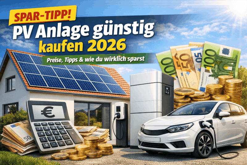PV Anlage günstig kaufen 2026 – Preise, Tipps und wie du wirklich sparst
