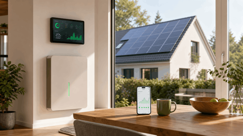 Dynamischer Stromtarif mit Photovoltaik, Speicher und digitaler Strompreis-Auswertung